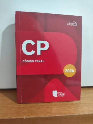 Código Penal CP 2026 Edipro coleção Mini Códigos