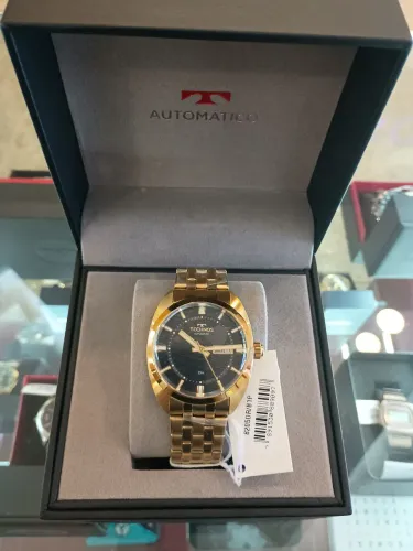 Relógio TECHNOS Automático Centenário, Dourado (edição Limitada)
