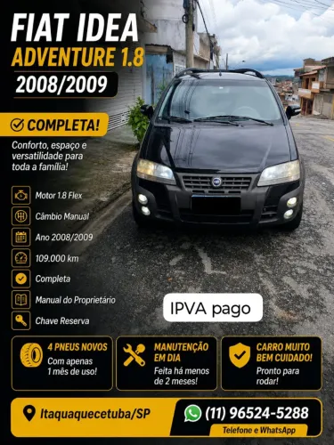 Fiat Idea Advent./ Adv.locker 1.8 MPI Flex 5P 2008