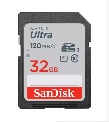 Cartão de Memória SD Sandisk SDXC Ultra 32GB 120MB/