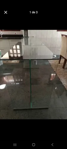 Balcão  de vidro para comércio  ou cozinhas