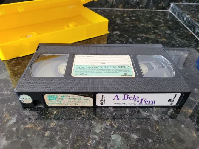 Fita VHS A Bela e a Fera - *Capa Trocada*