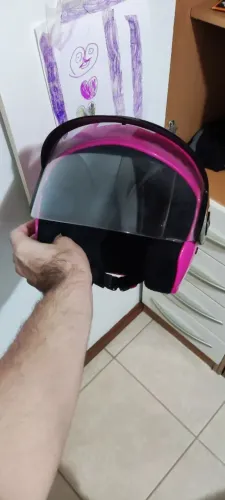 Capacete Pro Tork rosa