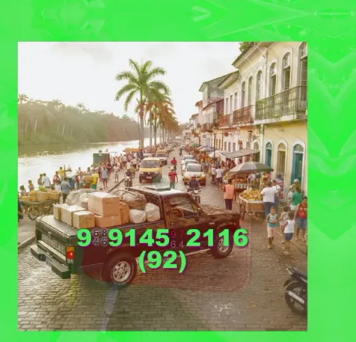 Frete! transporte de cargas em bairros; Epaminondas, São Jorge e Aleixo!