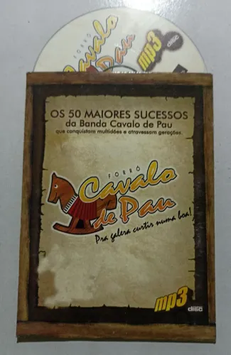 ? CD MP3 - Forró Cavalo de Pau<br>? Os 50 Maiores Sucessos - Mídia Física Original