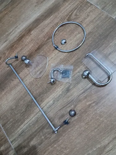 Kit acessórios de banheiro 5 itens - Conjunto único