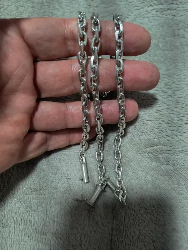 Corrente de Prata maciça Cartier