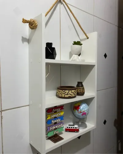 Nicho c/ divisórias e sisal