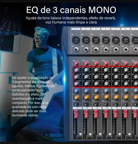 Mesa de som analógica VEDO 