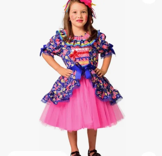 Vestido festa julina 4T