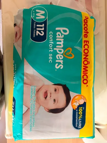 Fraldas descartáveis tamanho M