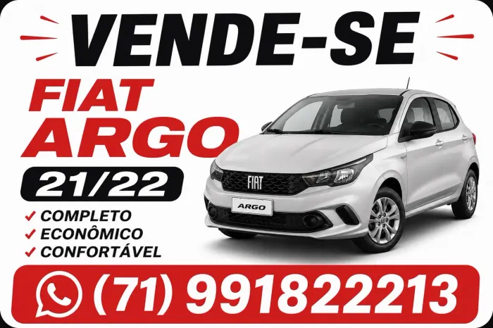Fiat Argo 1.0 6V Flex. 2022