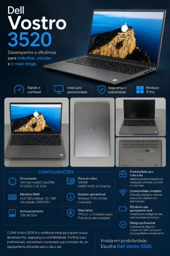 Notebook Dell Vostro 3520