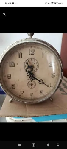 Relógio despertador alemão 1920 