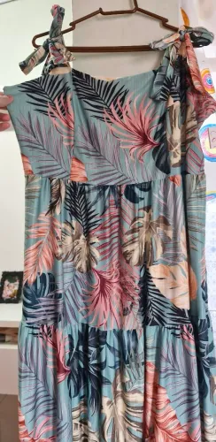 Vestido longo florido;)