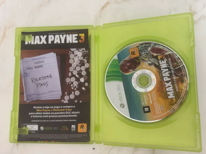 Max Payne 3 Xbox 360 Original Completo 2 cds