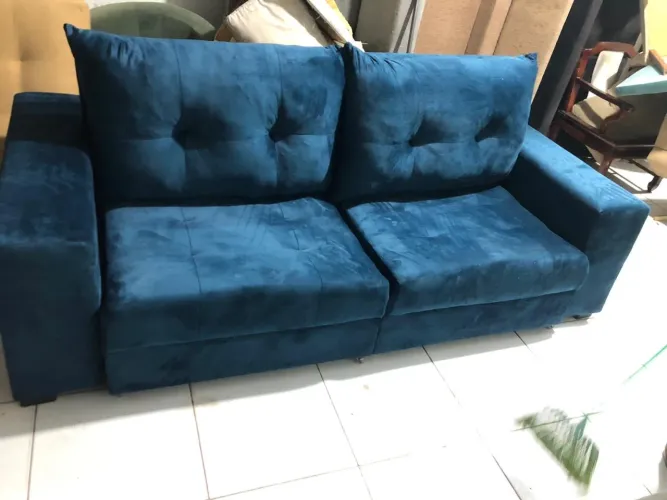 Sofá retrátil reclinável 