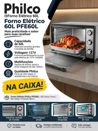 Forno Elétrico Philco PFE6OL 60L