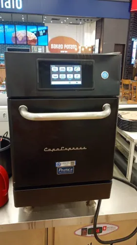 Forno Industrial Prática Copa Express Black Speed Oven 220V 2021 Avaria Estética
