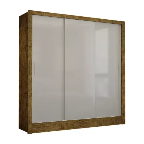 Guarda Roupa Casal Fortaleza 3 Portas 
