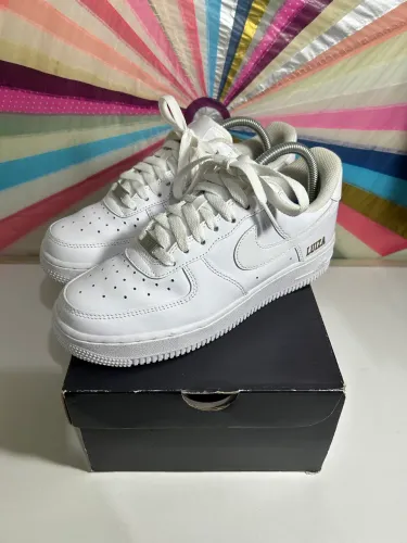 Nike Air Force 1 Low White (Customizado - Maria Luiza)