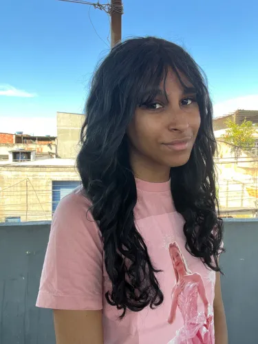 Lace front wig