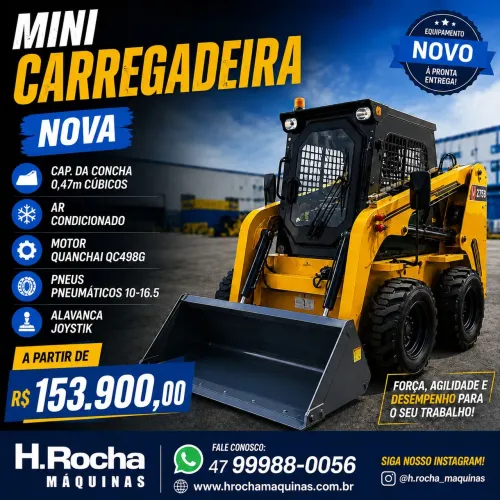Mini Carregadeira Nova