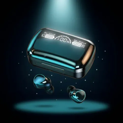 Fone Bluetooth M10 Sem Fio Gamer Touch LED Power Bank À Prova D?Água