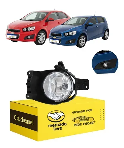 Farol Milha Cibié Chevrolet Sonic 2012 2013 2014 Novo L.e Cristal