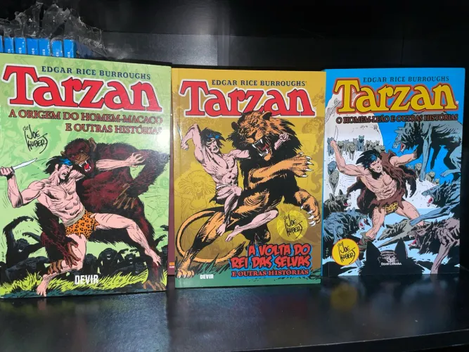 Pacote Hqs Tarzan ( Devir / Capa Cartão ) 3 volumes