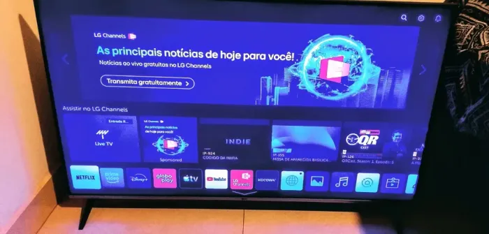 TV LG 4K 55 polegadas usada ano 2020