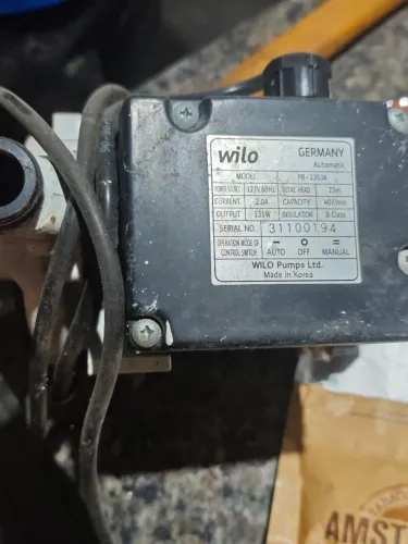 Bomba de água Wilo 127v
