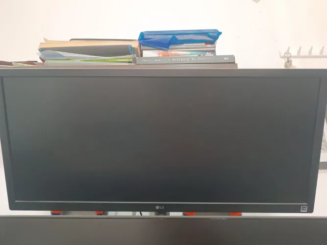 Monitor LG ultra wide 75hz.