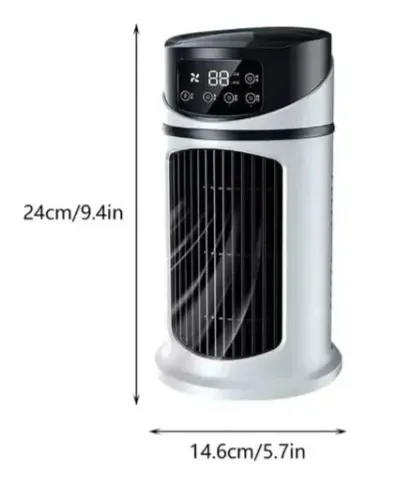 Mini Climatizador e Refrigerador de Ar Portátil - Conforto e Frescor Instantâneo!