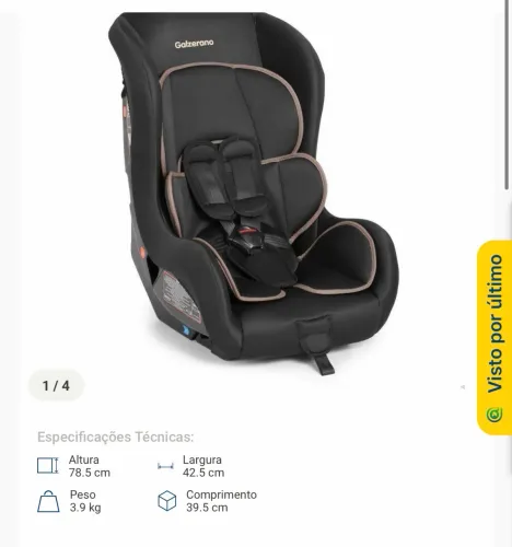 Cadeirinha Galzerano nova lacrada