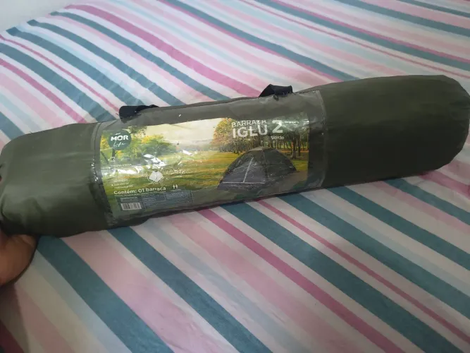 Barraca iglu verde número 2 para duas pessoas