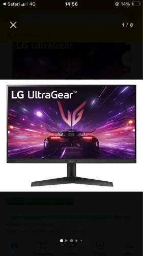 Monitor Gamer LG UltraGear 24", FHD, 180Hz, 1ms, IPS, DP e HDMI, HDR10, FreeSync, G-Sync 