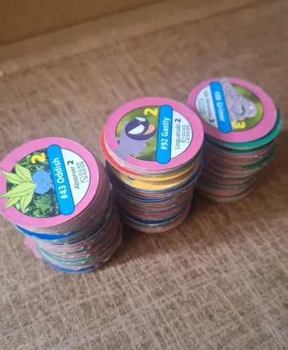 TAZOS POKEMON JOGO DE TABULEIRO