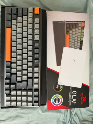 Teclado redragon Olaf novo