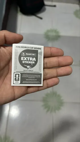 Figurinha rara da copa do mundo 2026