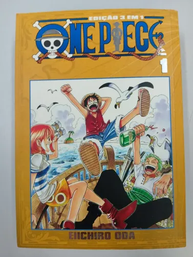 Mangá de One piece - Volume 1 / 3 em 1
