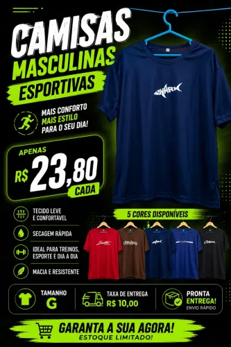 Camisa esportiva