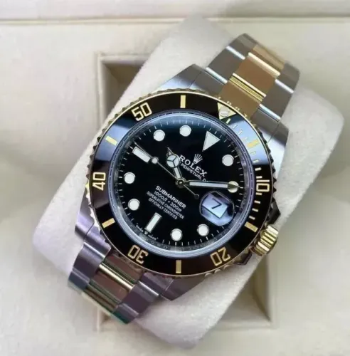 Rolex Submariner Black Gold Eta 3035 Automático Premium