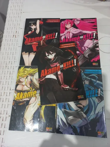 Mangá Akame ga Kill! VOL 1 ao 5
