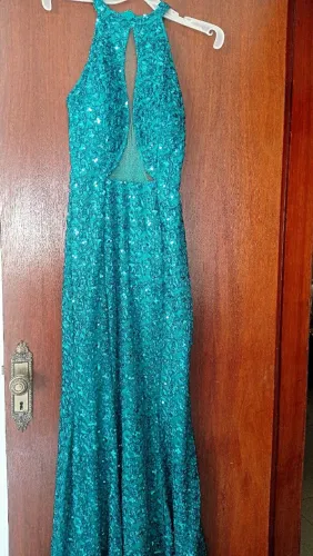 Vestido em paetê
