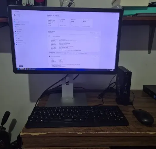 Dell Optiplex 3050 Mini i5 7ª 8GB SSD 480GB Monitor Dell Completo