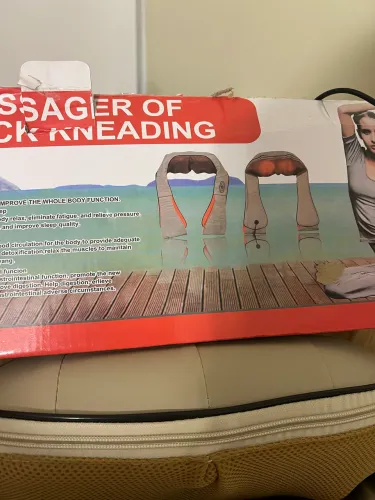 Massageador de pescoço tipo colete estilo shiatsu