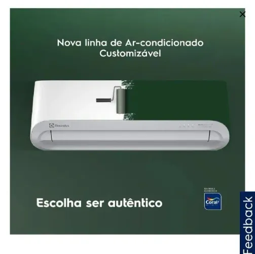 Ar condicionado Eletrolux 18.000btus Novo na caixa