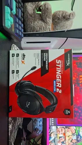 HyperX Cloud Stinger 2 Wireless | Sem Fio 2.4GHz | DTS Spatial Audio | 20h | Over Ear