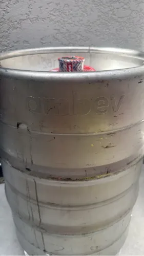 Barril Chopp Ambev 50L  Original Inox 